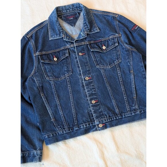 Tommy Hilfiger Other - Tommy Jeans Vintage 90s Type 3 Denim Trucker Jacket Size Large Boxy American
